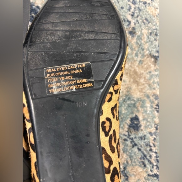 NEW! Animal Printed Van Eli Flats, size 10 - Picture 6 of 6